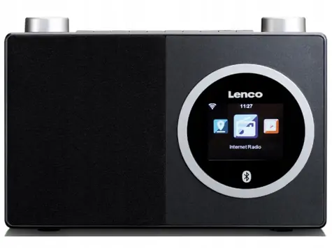 LENCO DIR-70BK / Internetradio / 3 W / 3,5-mm-Buchse / WLAN / Bluetooth