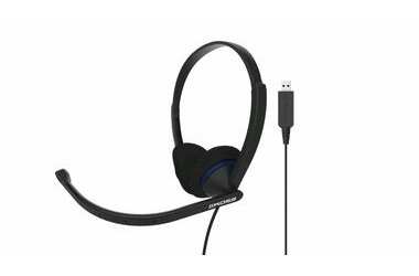 Koss CS200 USB schwarz / Kopfhörer mit Mikrofon / USB / 2,4m / ohne Code