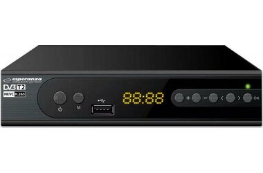 Esperanza EV106P schwarz / Digitaltuner DVB-T2 / H.265 / HEVC