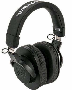 Audio-Technica ATH-M20xBT schwarz / Kabellose Kopfhörer / mit Mikrofon / Bluetooth 5.0
