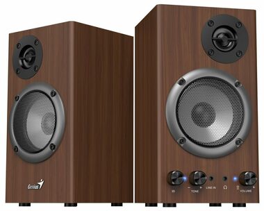 Genius SP-HF 500B / Lautsprecher / 16W / 2,0 / Holzbox