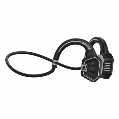 Evolveo BoneSwim MP3 16 GB grau / kabellose Kopfhörer / IP68 / bis zu 5 Stunden