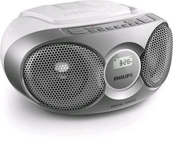 Philips AZ215 silber / Radio / UKW / CD 