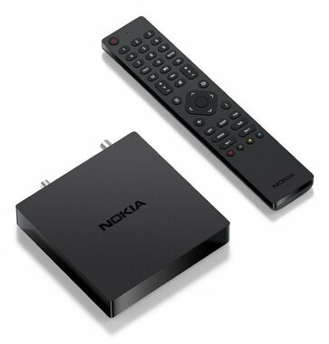 Nokia TR 6000 schwarz / Set-Top-Box / DVB-T/T2 / HEVC/H.265 / FullHD / RF / HDMI / 3,5-mm-Buchse / USB