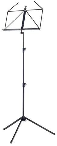 K&M 100/1 Notenständer schwarz / Höhe von 625 bis 1240 mm