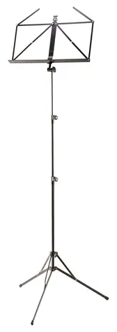 K&M 10052 Notenständer schwarz / Höhe von 640 bis 1500 mm