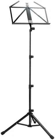 K&M 10810 Notenständer schwarz / Höhe von 720 bis 1520 mm