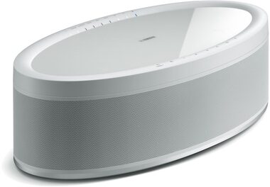 Yamaha WX-051 weiß / Kabelloser Lautsprecher / 70W / BT / WiFi / RJ45 / AUX / Cinch / optischer Eingang