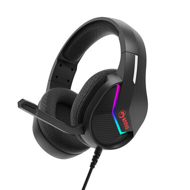 Marvo H8618 schwarz / Kopfhörer / Mikrofon / Hintergrundbeleuchtung / USB-A