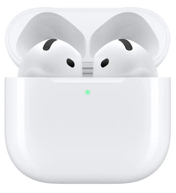 Apple AirPods 4 weiß (2024) / kabellose Kopfhörer / Bluetooth / Akkulaufzeit bis zu 30 Stunden