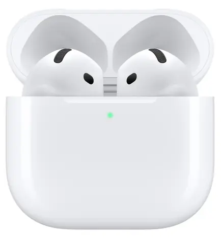 Apple AirPods 4 weiß (2024) / kabellose Kopfhörer / Bluetooth / Akkulaufzeit bis zu 30 Stunden