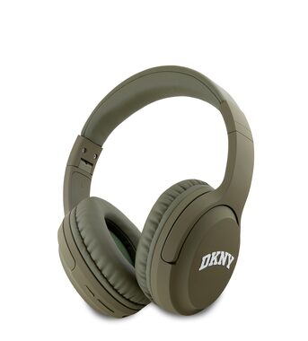 DKNY PU Leather Arch Logo grün / Kabellose Kopfhörer / BT 5.3 / USB-C