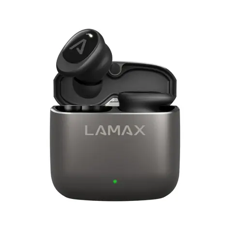 Lamax SteelDots3 ANC schwarz / Kabellose Kopfhörer / Mikrofon / Bluetooth 5.3 / Akkulaufzeit bis zu 30 h / ANC