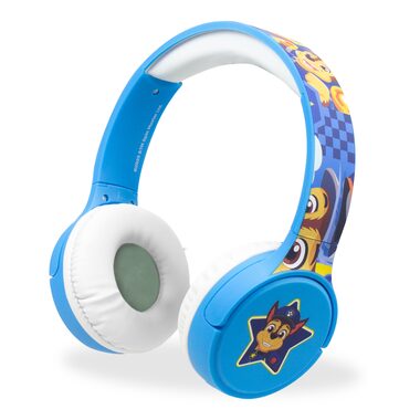 Paw Patrol Bluetooth-Kopfhörer blau / Kabellose Kinderkopfhörer 