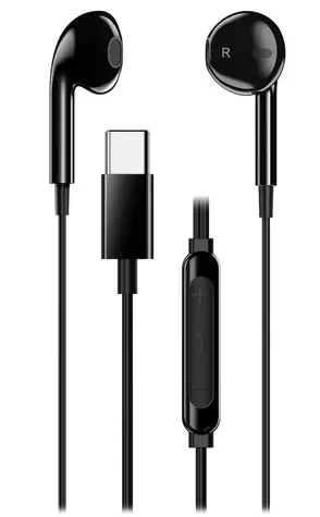 Genius Kopfhörer HS-M365 schwarz / mit Mikrofon / USB-C / Kabel 1,2 m