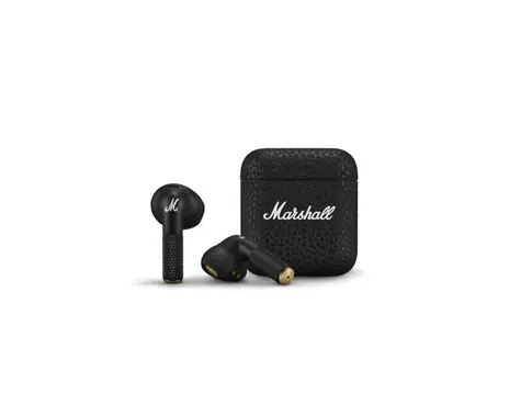 Marshall Minor IV schwarz / Kabellose Kopfhörer mit Mikrofon / Bluetooth