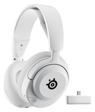 SteelSeries Arctis Nova 5X weiß / Kabellose Gaming-Kopfhörer / Mikrofon / BT 5.3 / USB-C / 3,5 mm