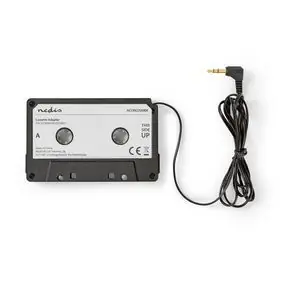 Nedis Car Audio Aux Cassette schwarz / Kassettenadapter / 3,5 mm / Kabellänge: 1,00 m 