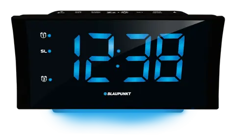 Blaupunkt CR80USB schwarz / Radiowecker / LED-Display / USB-Aufladung / dimmbares Display / 20 gespeicherte Sender 