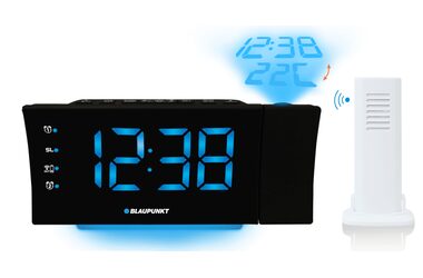 Blaupunkt CRP81USB schwarz / Radiowecker / LED-Display / Zeit- und Temperaturprojektion / dimmbar 