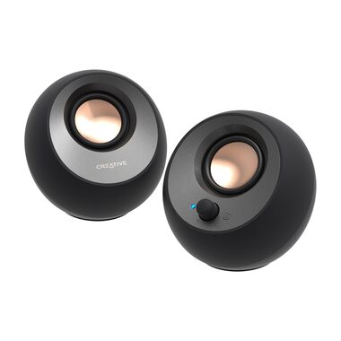 Creative Pebble V3 schwarz / Lautsprecher / 2.0 / USB / Bluetooth / 3,5mm Klinke / 8W