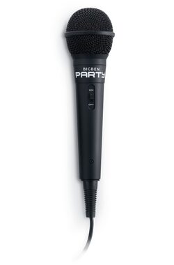 BigBen PARTYMIC Kabelmikrofon 4 m / 6,3 mm Klinke