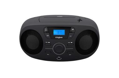 BigBen CD61NUSB schwarz / Tragbarer CD-Player / MP3 / FM / 6 x LR14 