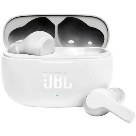 JBL Wave 200TWS weiß / Kabellose Kopfhörer / Mikrofon / BT 5.0 / IPX2