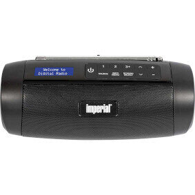 Imperial DABMAN GO schwarz / Tragbares Radio / DAB+ / FM / IPX5 / USB-C 