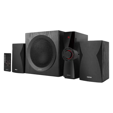 Edifier CX 7 schwarz / 2.1 / Lautsprecher / 69W RMS / Bluetooth / AUX