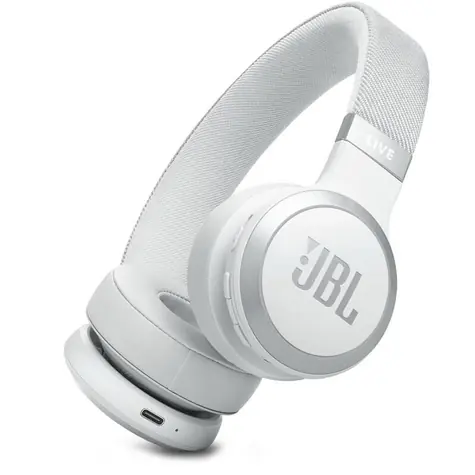 JBL Live 670NC weiß / Kabellose Kopfhörer / Mikrofon / Bluetooth 5.3 / ANC
