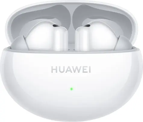 Huawei FreeBuds 6i weiß / kabellose Kopfhörer mit Mikrofon / ANC / Bluetooth 5.3 / IP54