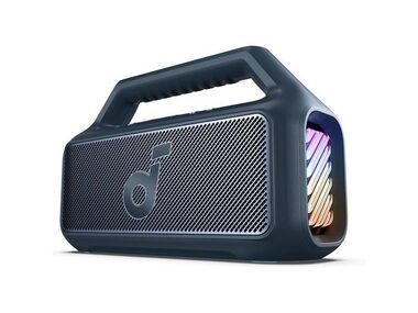 Anker Soundcore Boom 2 Blau / Tragbarer Lautsprecher / 80W / BT 5.3 / USB-C / IPX7