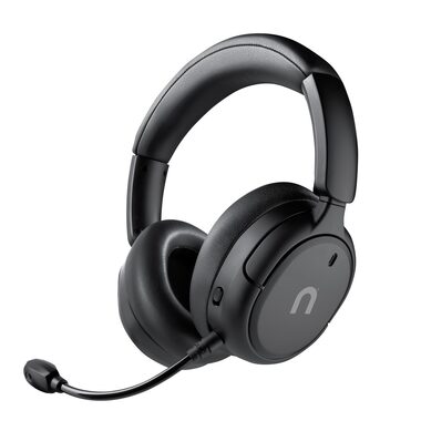 Niceboy XW200 schwarz / Kabelloses Gaming-Headset mit Mikrofon / Bluetooth / USB-C 