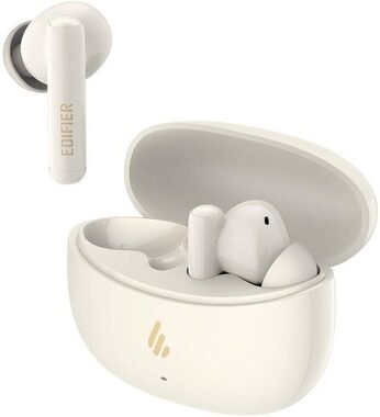 Edifier X5 Pro V25 TWS beige / kabellose Kopfhörer / Mikrofon / ANC / Bluetooth 6.0 / bis zu 48h / Ladecase