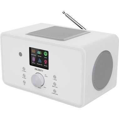 Majority Bard weiß / Internetradio / 100W / DAB+ / FM / Internet  
