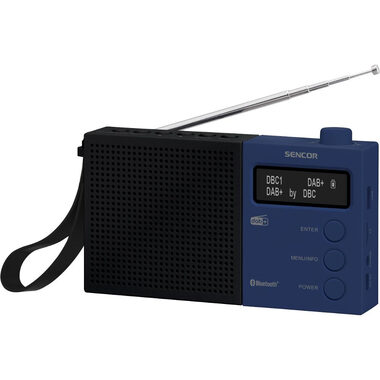 Sencor SRD 7760BB schwarz / Tragbares Radio / DAB+ / FM / Bluetooth / USB