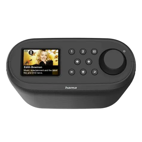 HAMA Internetradio DIR400 Schwarz / DAB+ / Bluetooth / App