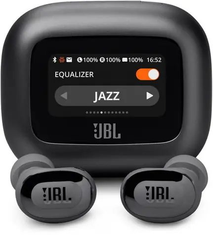 Ausgepackt - JBL Live Buds 3 schwarz / Kabellose In-Ear-Kopfhörer / Mikrofon / Bluetooth 5.3 / IP55 / ANC / ausgepackt