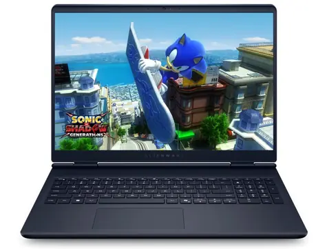 Unverpackt - DELL Alienware 16 Aurora AC16250 blau / 16" WQXGA / Intel Core 5 210H / 16 GB / 512 GB SSD / RTX 4050 / Windows 11H