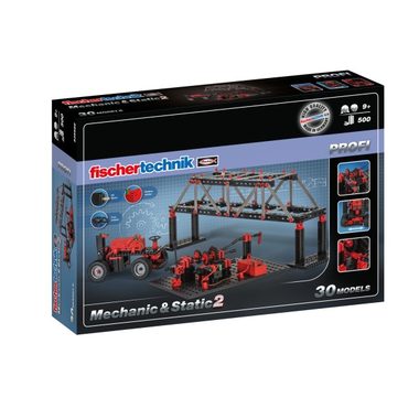 Fischertechnik Profi 536622 Mechanik + Statik 2 / Baumodelle / ab 9 Jahren / 30 Modelle / 500 Teile