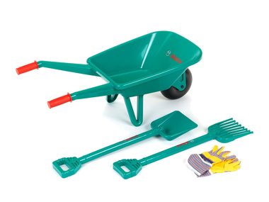 Theo Klein 2752 BOSCH Gartengeräte-Set mit Rad 4-tlg. / ab 3 Jahren