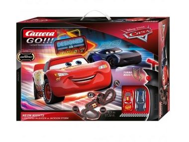 Carrera 62477 GO Cars - Neon Nights / Track / Rundkurslänge 5,3 m / ab 6 Jahren