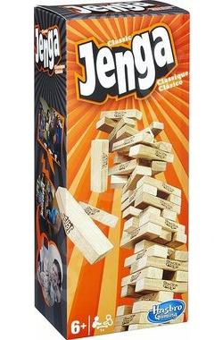 Hasbro Jenga Refresh Holzbausatz / 54 Teile / ab 6 Jahren