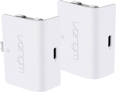 Venom VS2872 2 Stück weiß / Akku für Xbox S/X/One Controller / 2x 850 mAh