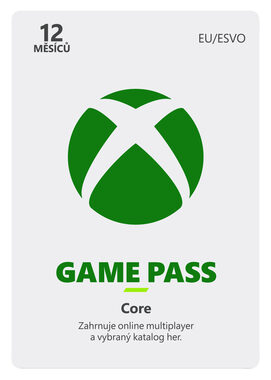 Microsoft Game Pass Core 12m / Zugang für 12 Monate / elektronische Lizenz