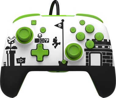 PDP Nintendo Switch Controller - Retro Mario / Gamecontroller / kabelgebunden / USB / 3,0 m / Nintendo Switch
