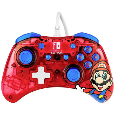 PDP Nintendo Switch Controller - Rock Candy Mario / Gamecontroller / kabelgebunden / USB / 2,5 m / Nintendo Switch