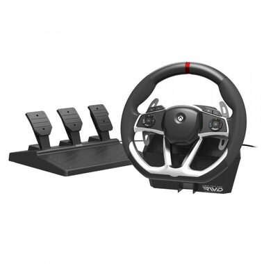 HORI Force Feedback Racing Wheel DLX / Lenkrad mit Pedalen für Xbox Series X & Xbox One & PC