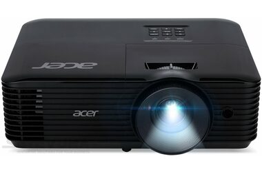 Acer X1128H SXVGA schwarz / DLP / 800 x 600 / 4500 ANSI / 20.000:1 / HDMI + VGA + CINCH / RS-232 / 1x 3W Lautsprecher